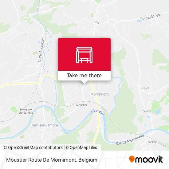 Moustier Route De Mornimont map