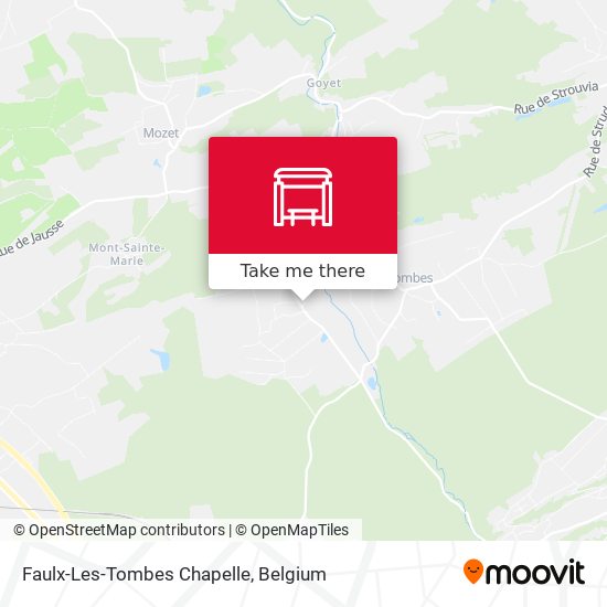 Faulx-Les-Tombes Chapelle plan
