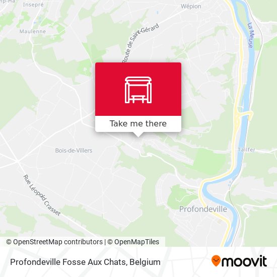 Profondeville Fosse Aux Chats plan