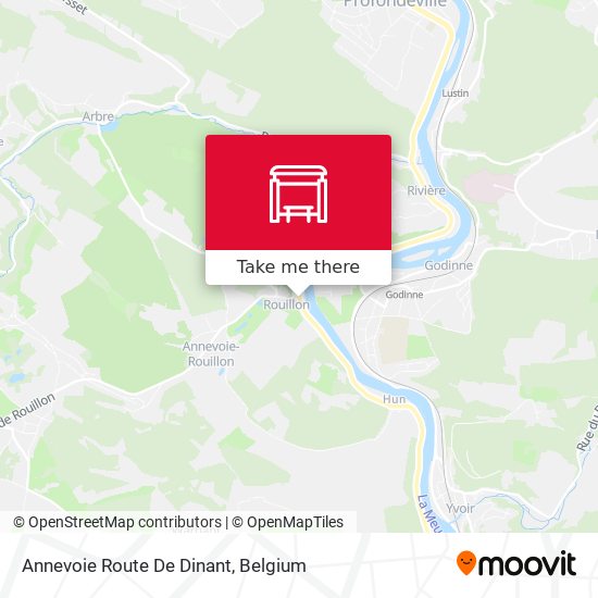 Annevoie Route De Dinant plan