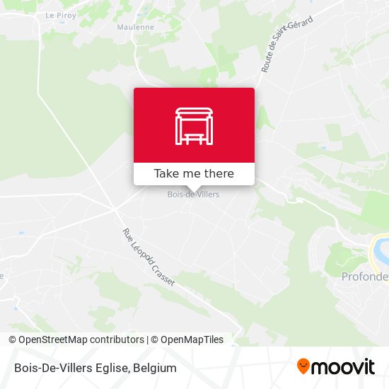 Bois-De-Villers Eglise plan