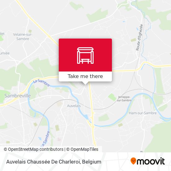 Auvelais Chaussée De Charleroi plan