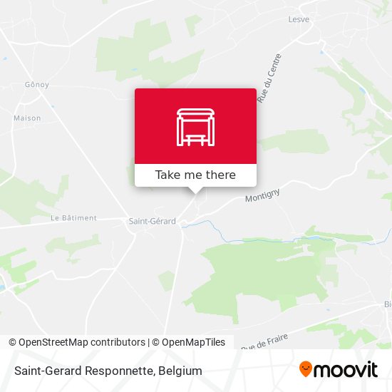 Saint-Gerard Responnette map