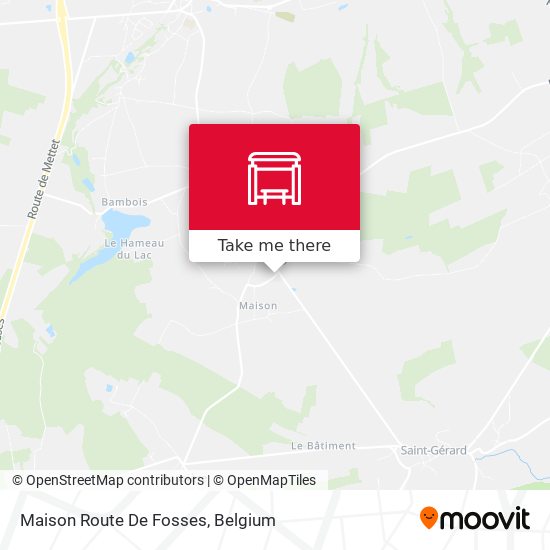 Maison Route De Fosses map