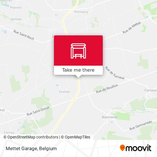 Mettet Garage map