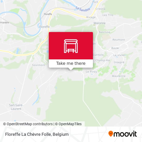 Floreffe La Chèvre Folle plan