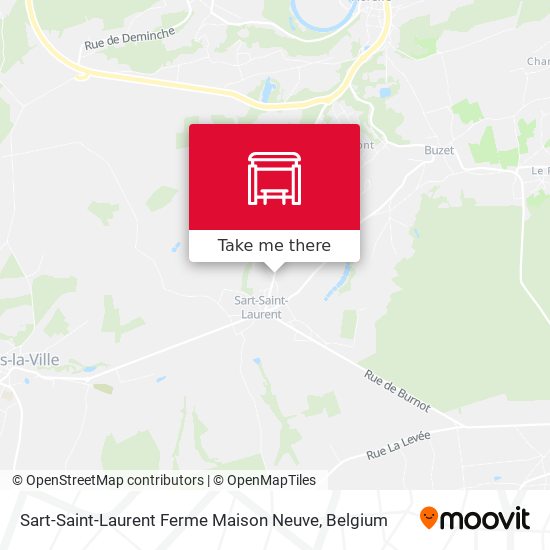 Sart-Saint-Laurent Ferme Maison Neuve map