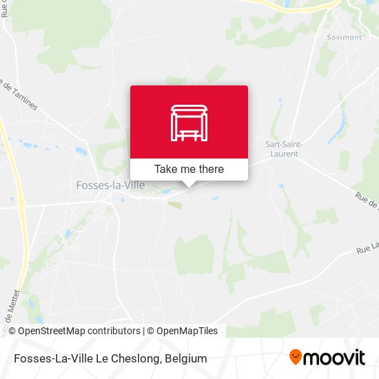 Fosses-La-Ville Le Cheslong map