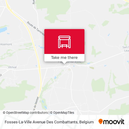 Fosses-La-Ville Avenue Des Combattants plan