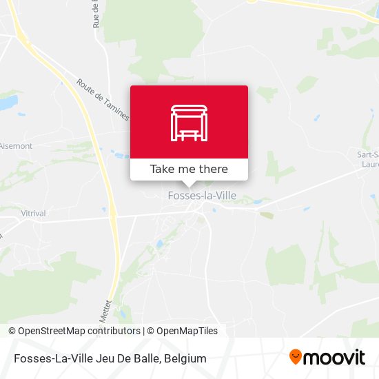 Fosses-La-Ville Jeu De Balle plan