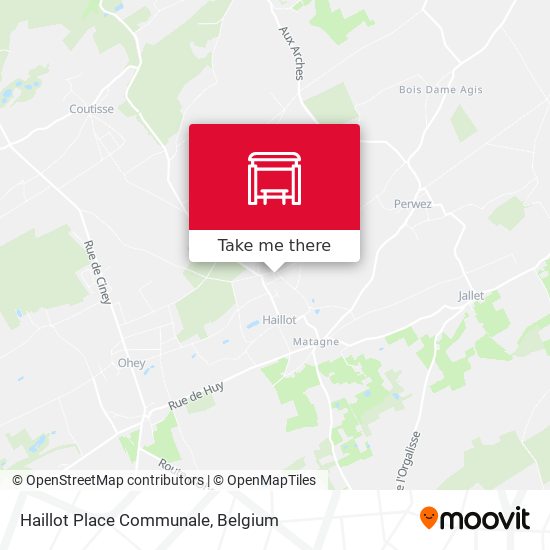 Haillot Place Communale map