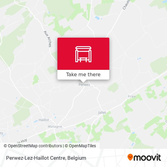 Perwez-Lez-Haillot Centre map