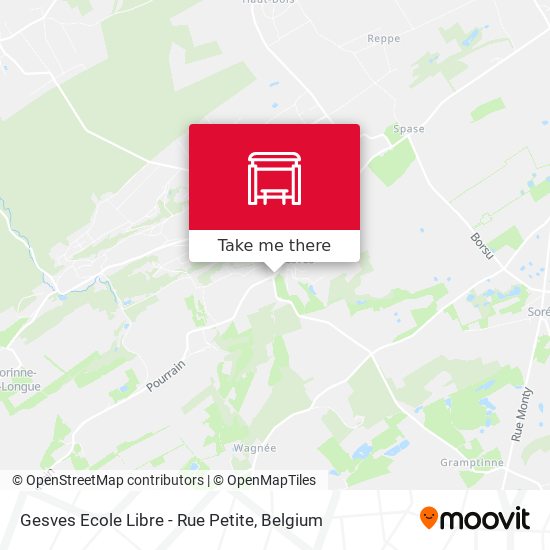 Gesves Ecole Libre - Rue Petite plan