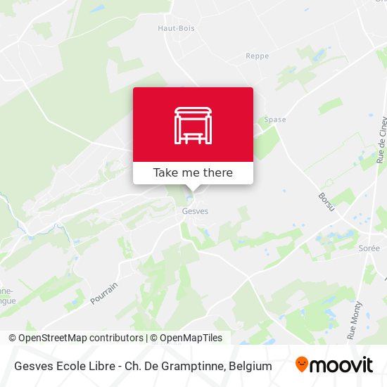 Gesves Ecole Libre - Ch. De Gramptinne map