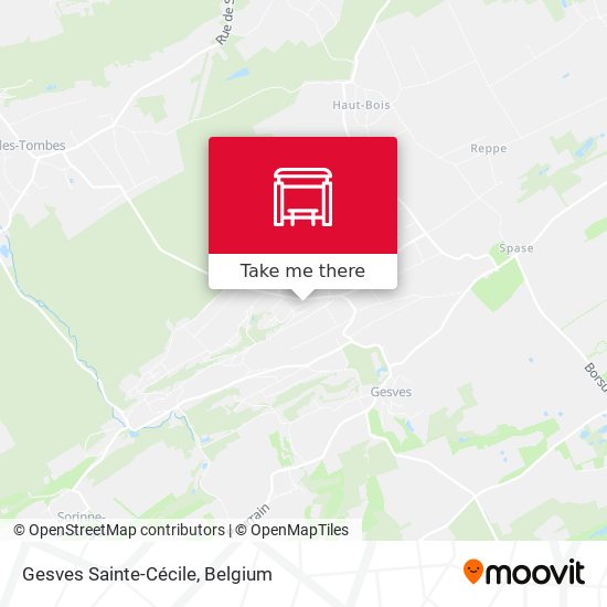 Gesves Sainte-Cécile plan