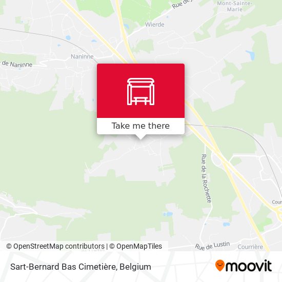 Sart-Bernard Bas Cimetière plan