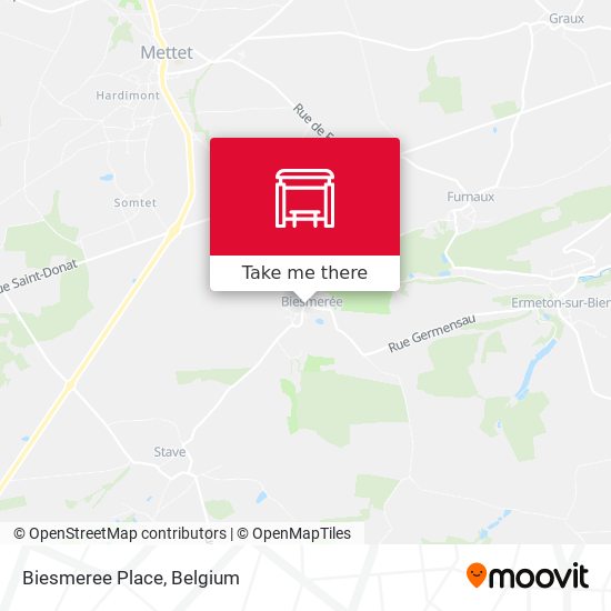 Biesmeree Place map