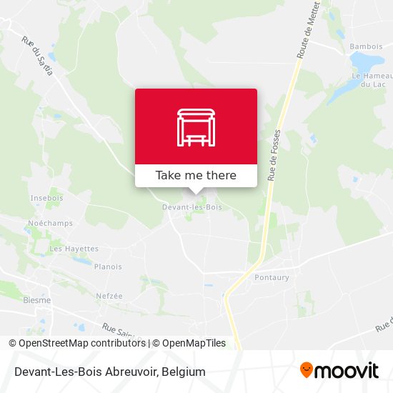 Devant-Les-Bois Abreuvoir plan