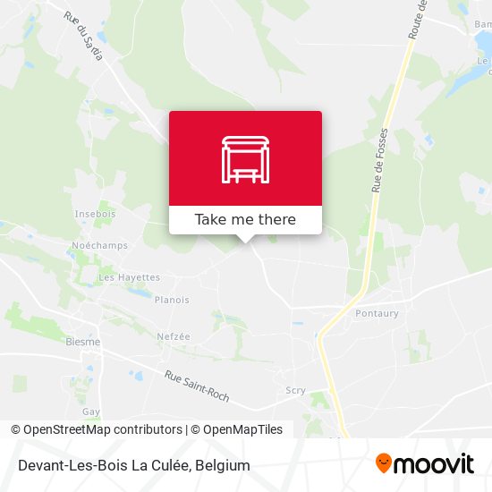 Devant-Les-Bois La Culée map