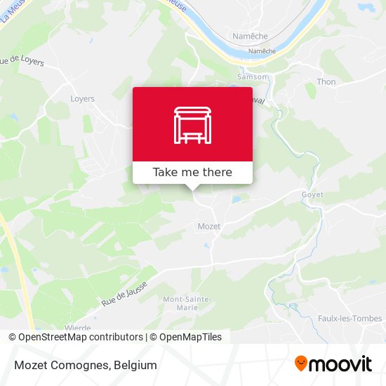 Mozet Comognes map