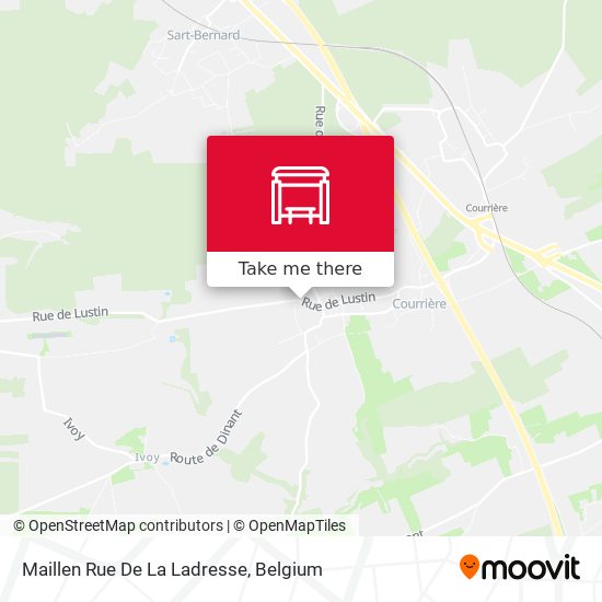 Maillen Rue De La Ladresse map