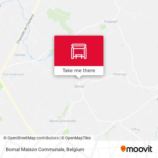 Bomal Maison Communale plan