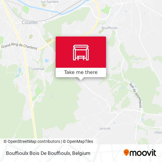 Bouffioulx Bois De Bouffioulx map