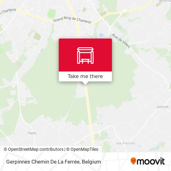 Gerpinnes Chemin De La Ferrée map