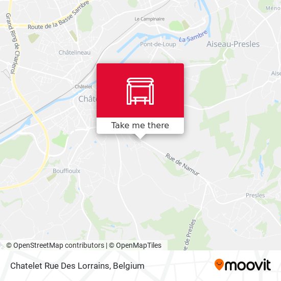 Chatelet Rue Des Lorrains map