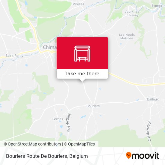 Bourlers Route De Bourlers map