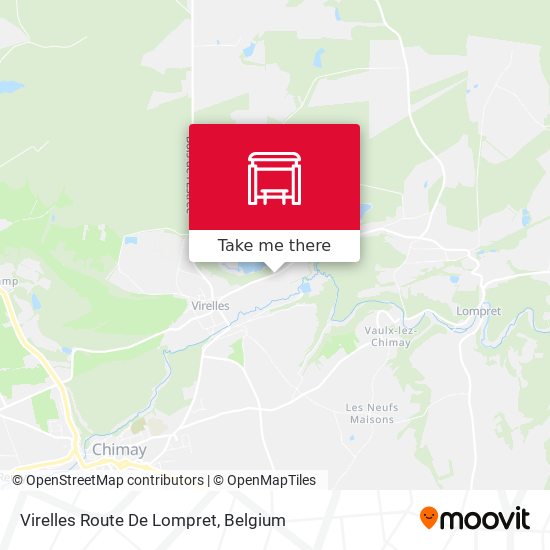 Virelles Route De Lompret map