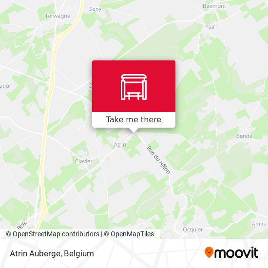 Atrin Auberge map