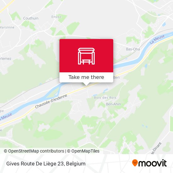 Gives Route De Liège 23 plan