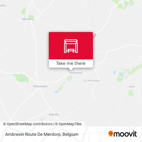 Ambresin Route De Merdorp map