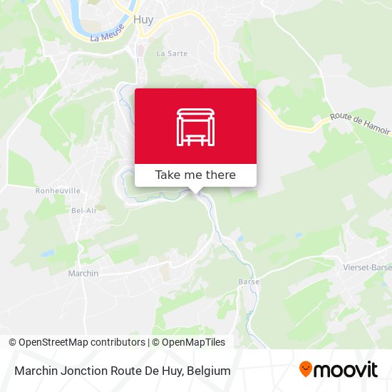 Marchin Jonction Route De Huy plan