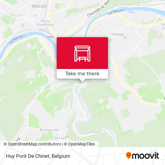 Huy Pont De Chinet map