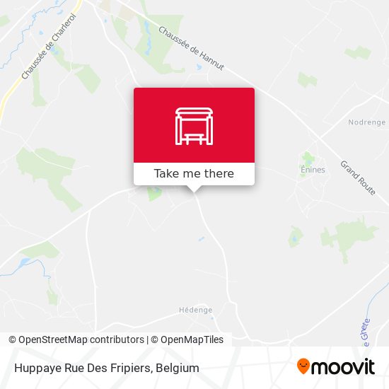 Huppaye Rue Des Fripiers plan