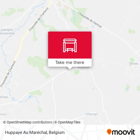 Huppaye Au Maréchal map