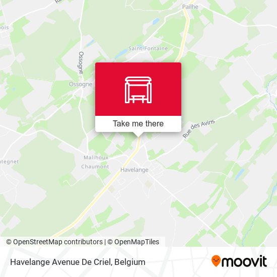 Havelange Avenue De Criel plan