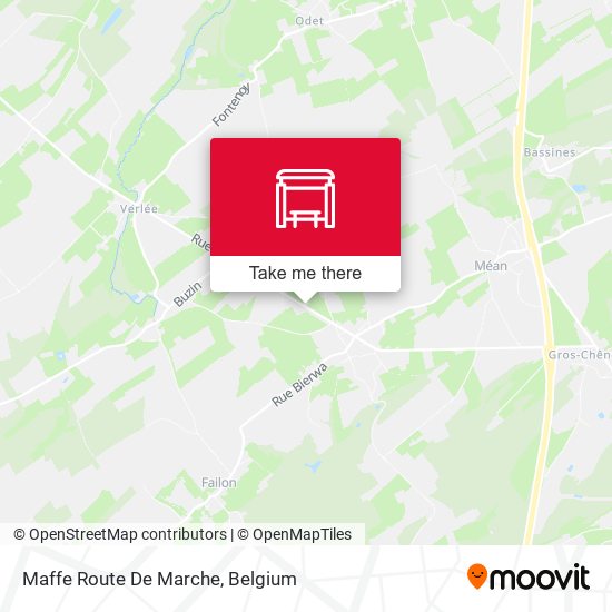 Maffe Route De Marche map