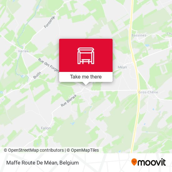 Maffe Route De Méan plan