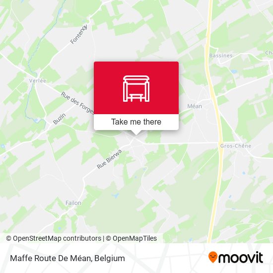 Maffe Route De Méan plan