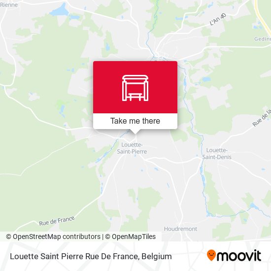 Louette Saint Pierre Rue De France map