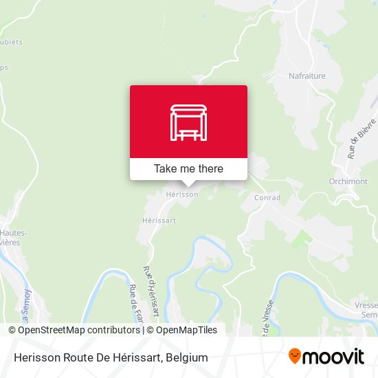 Herisson Route De Hérissart map