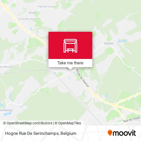 Hogne Rue De Serinchamps plan