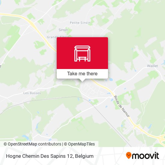 Hogne Chemin Des Sapins 12 map