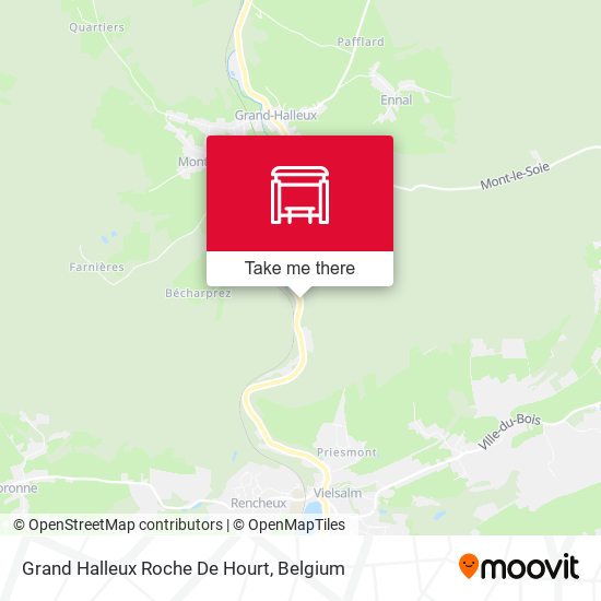 Grand Halleux Roche De Hourt plan