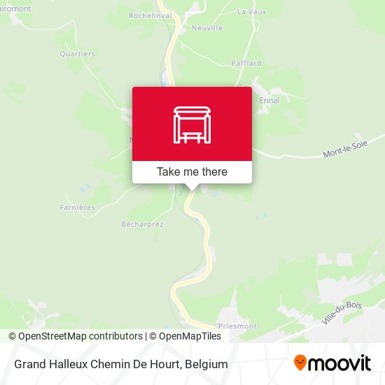 Grand Halleux Chemin De Hourt plan