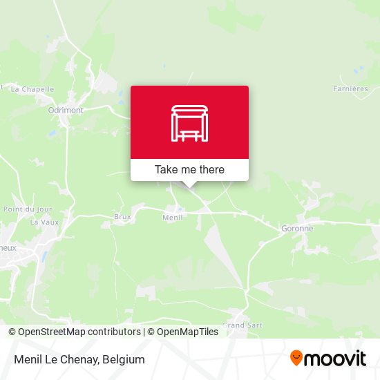 Menil Le Chenay map