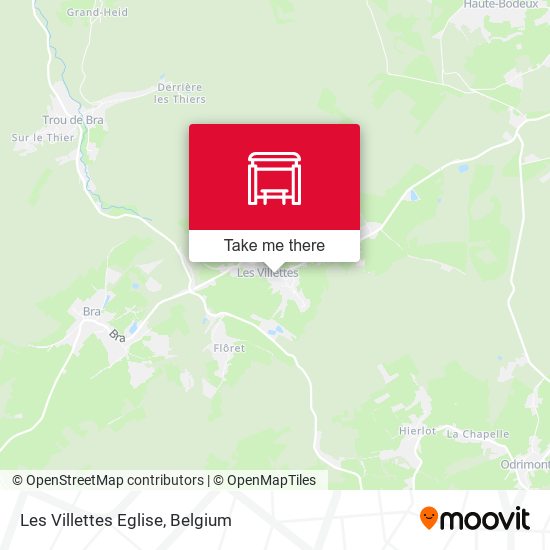 Les Villettes Eglise map